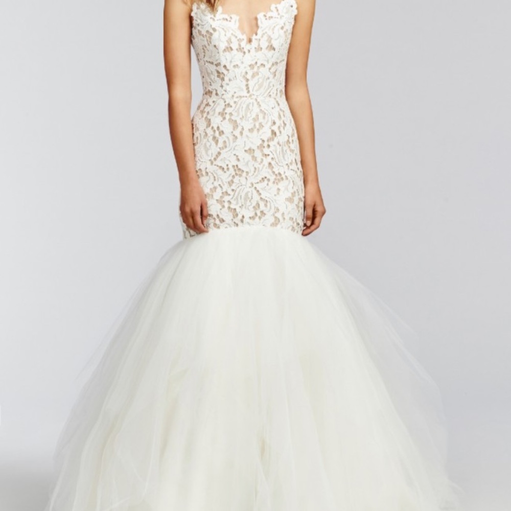 Hayley Paige Kalea Mermaid Wedding Gown Size 12